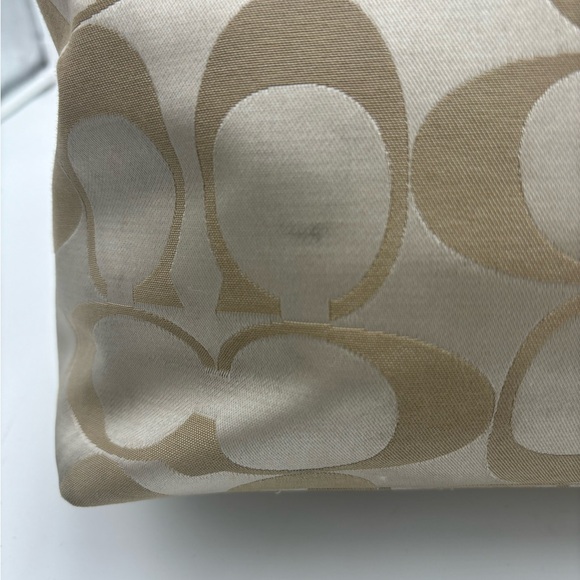 COACH Logo Monogram Large Shoulder Bag - Picture 6 of 14